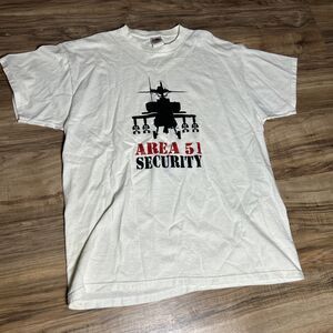 Vintage Area 51 Security Helicopter T Shirt XL 1990s y2k VTG